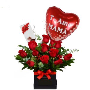 Caja de Rosas Expresión Floral de Amor Maternal