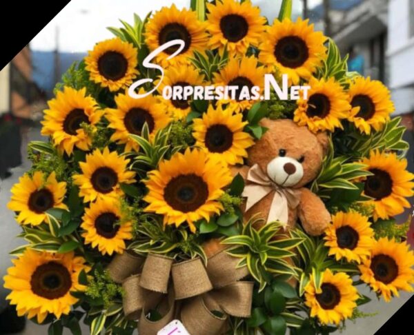Ramo de Girasoles Amanecer Primaveral