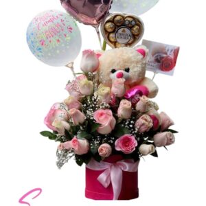Arreglo Floral Encantador Dulce Celebración
