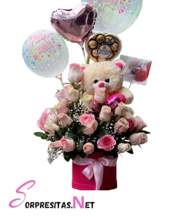 Arreglo Floral Encantador Dulce Celebración