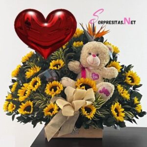 Arreglo Floral Abrazo de Sol y Ternura