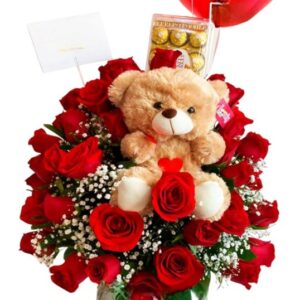Arreglo Floral Abrazo de Amor y Dulzura
