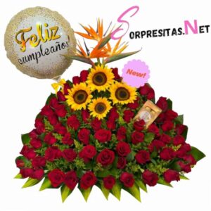 Arreglo Floral Celebración Radiante