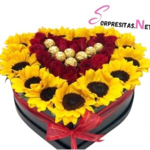 Arreglo Floral Pasión y Amor
